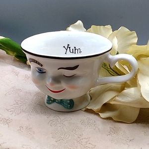 Vintage Limited Edition Baileys Irish Cream Winking Man Coffee Cup